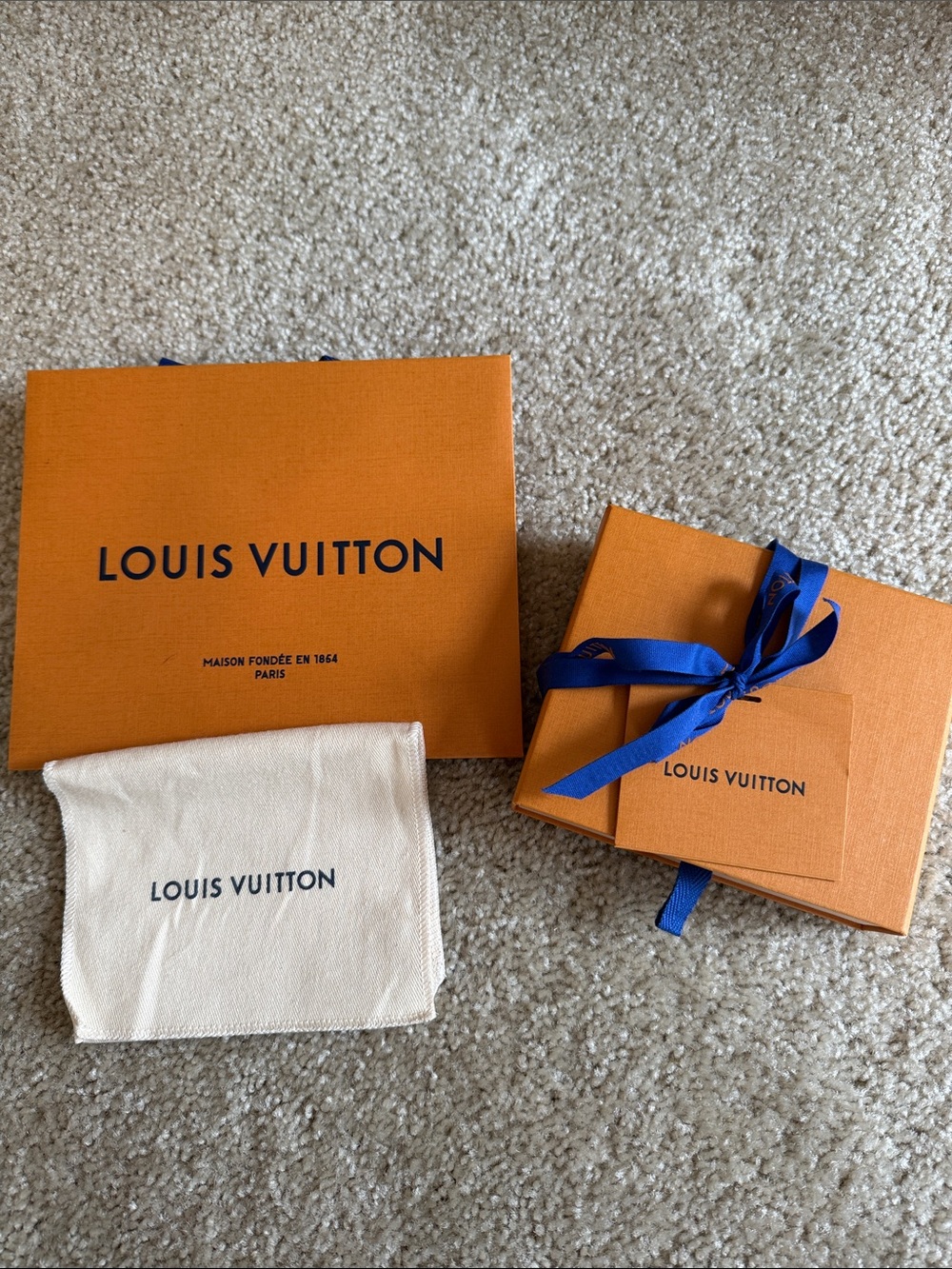 Louis Vuitton bag and box small size for wallet